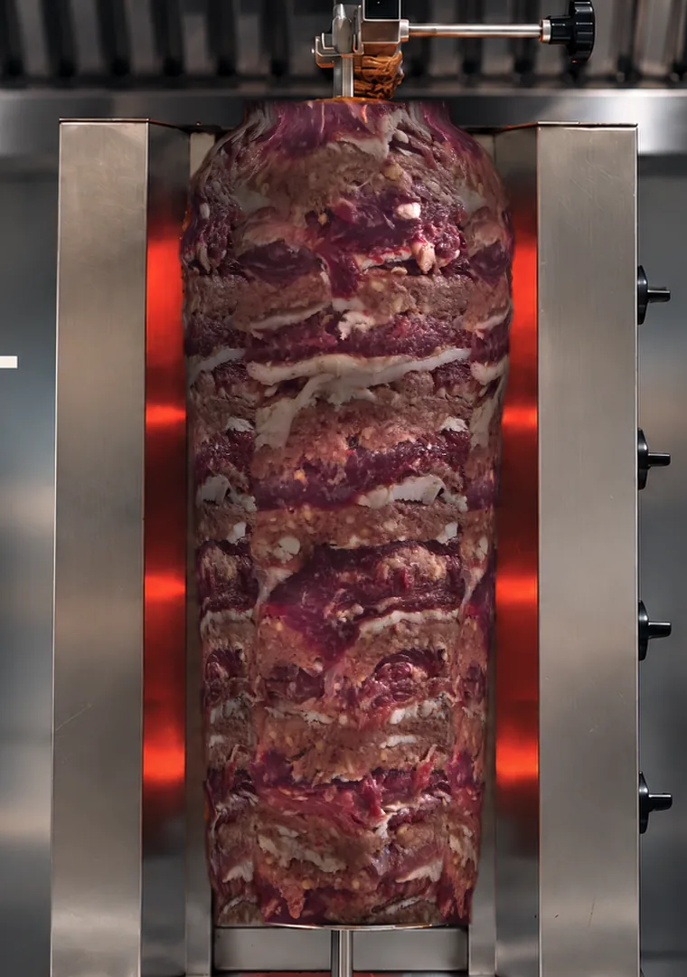 Döner ocağında LEVANT kuzu döner.