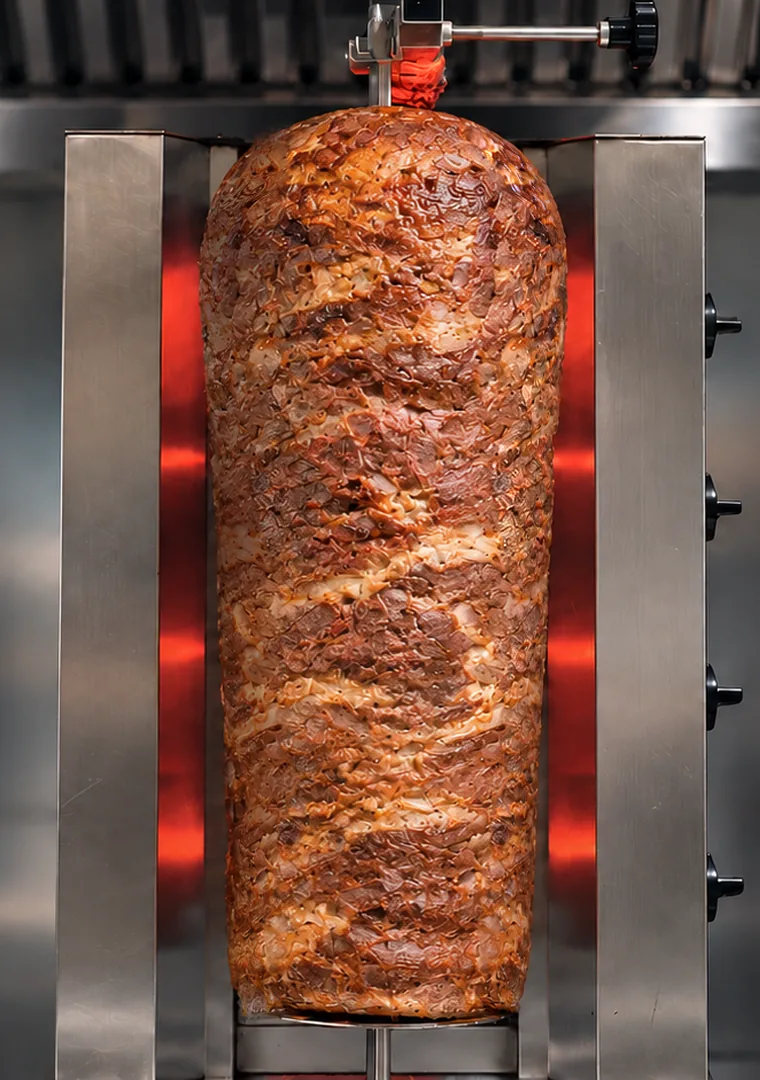 Döner ocağında LEVANT dana ve koyun döner.